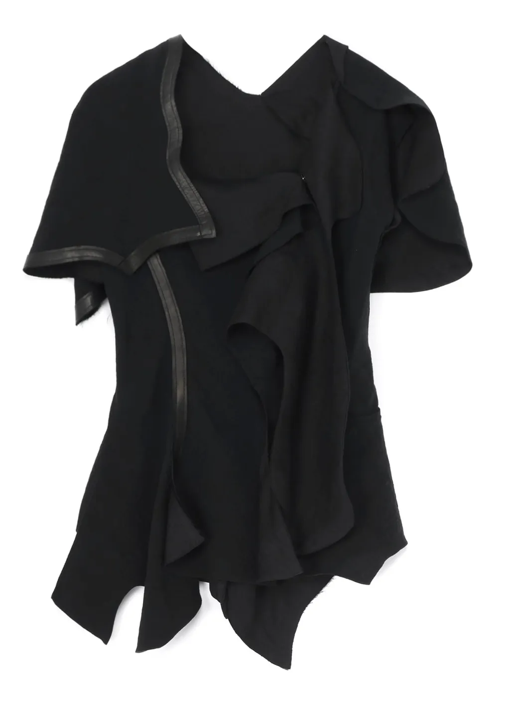 Untwisting Linen Cc Bias Curved Cut Jacket
