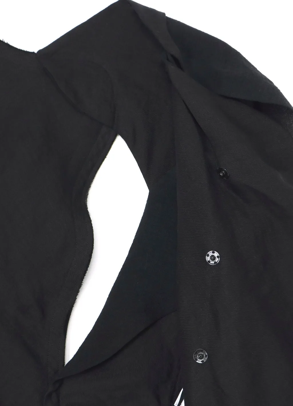 Untwisting Linen Cc Bias Curved Cut Jacket