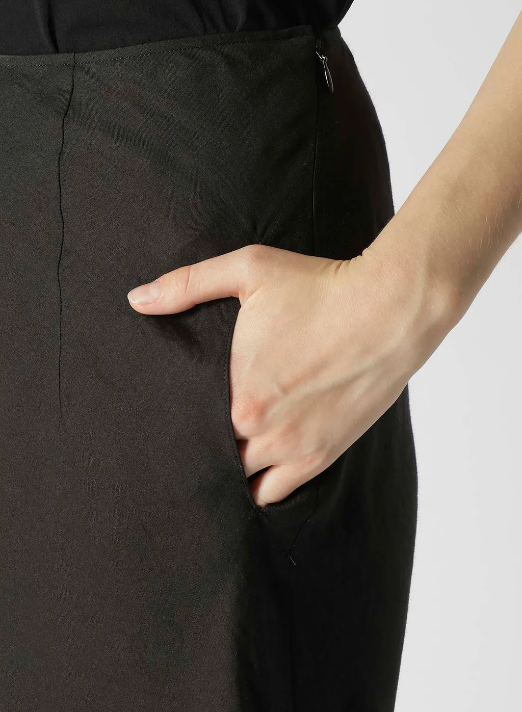 Cellulose/Ra Twill R Round Hem Skirt