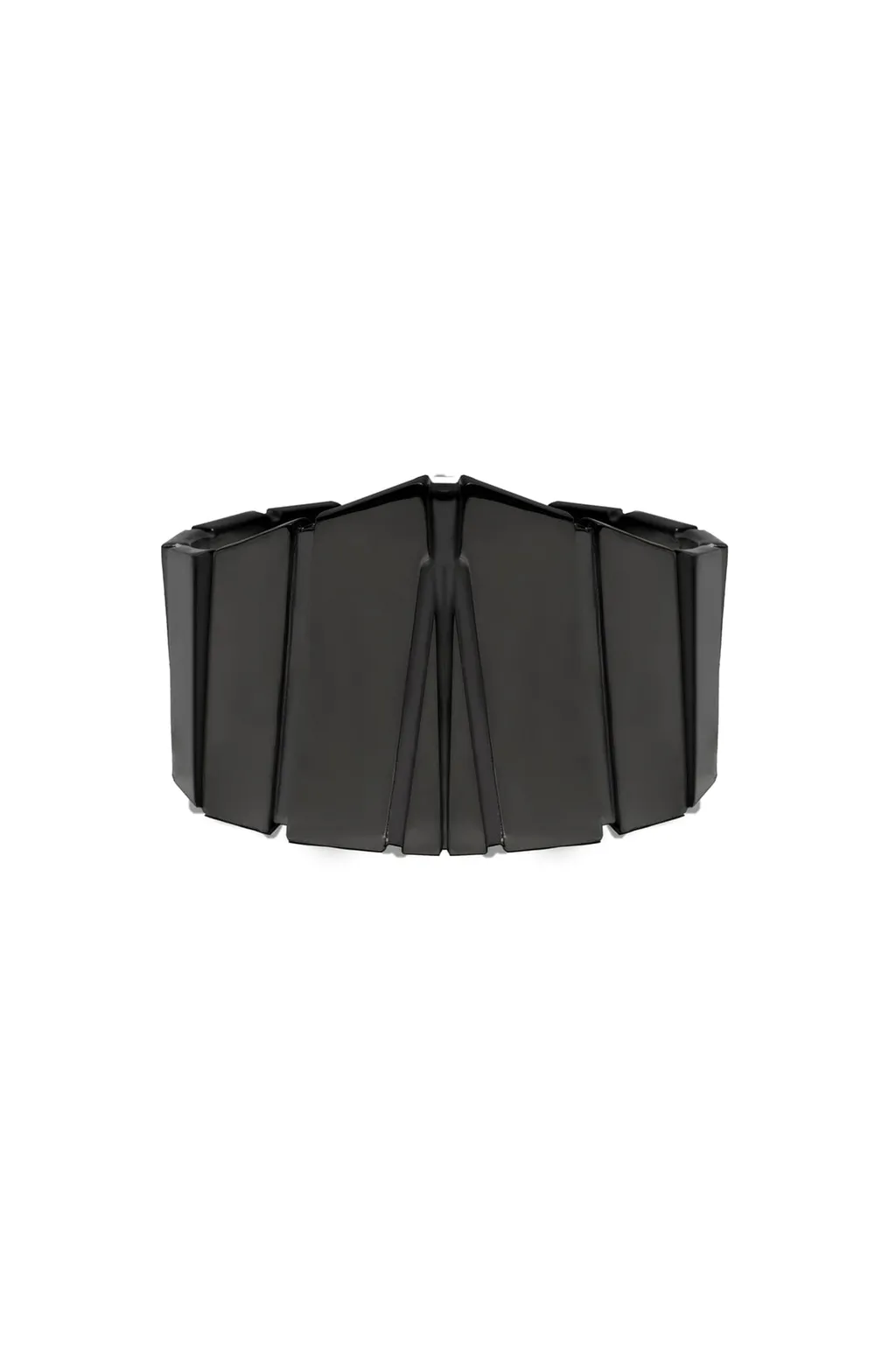 Brass/Bk Ruthenium Arc Bangle Blk