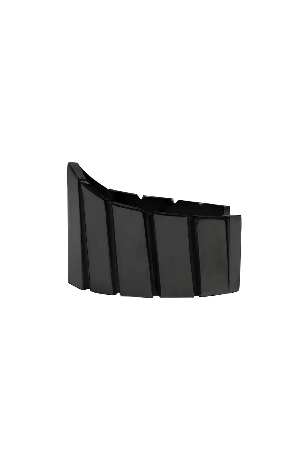 Brass/Bk Ruthenium Arc Bangle Blk