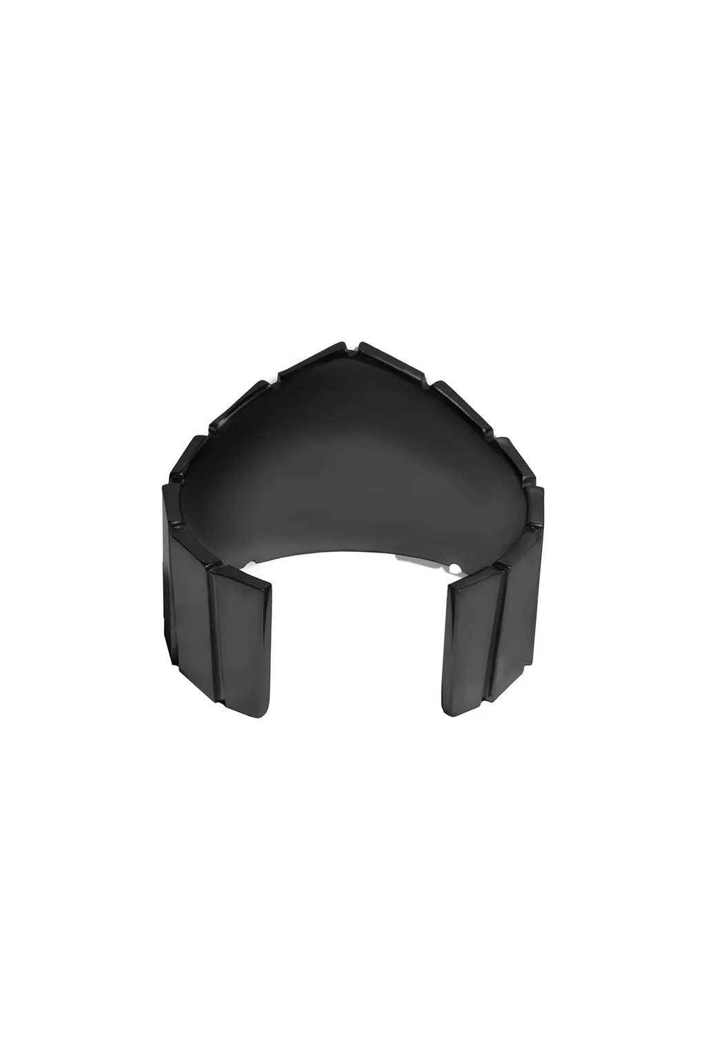 Brass/Bk Ruthenium Arc Bangle Blk