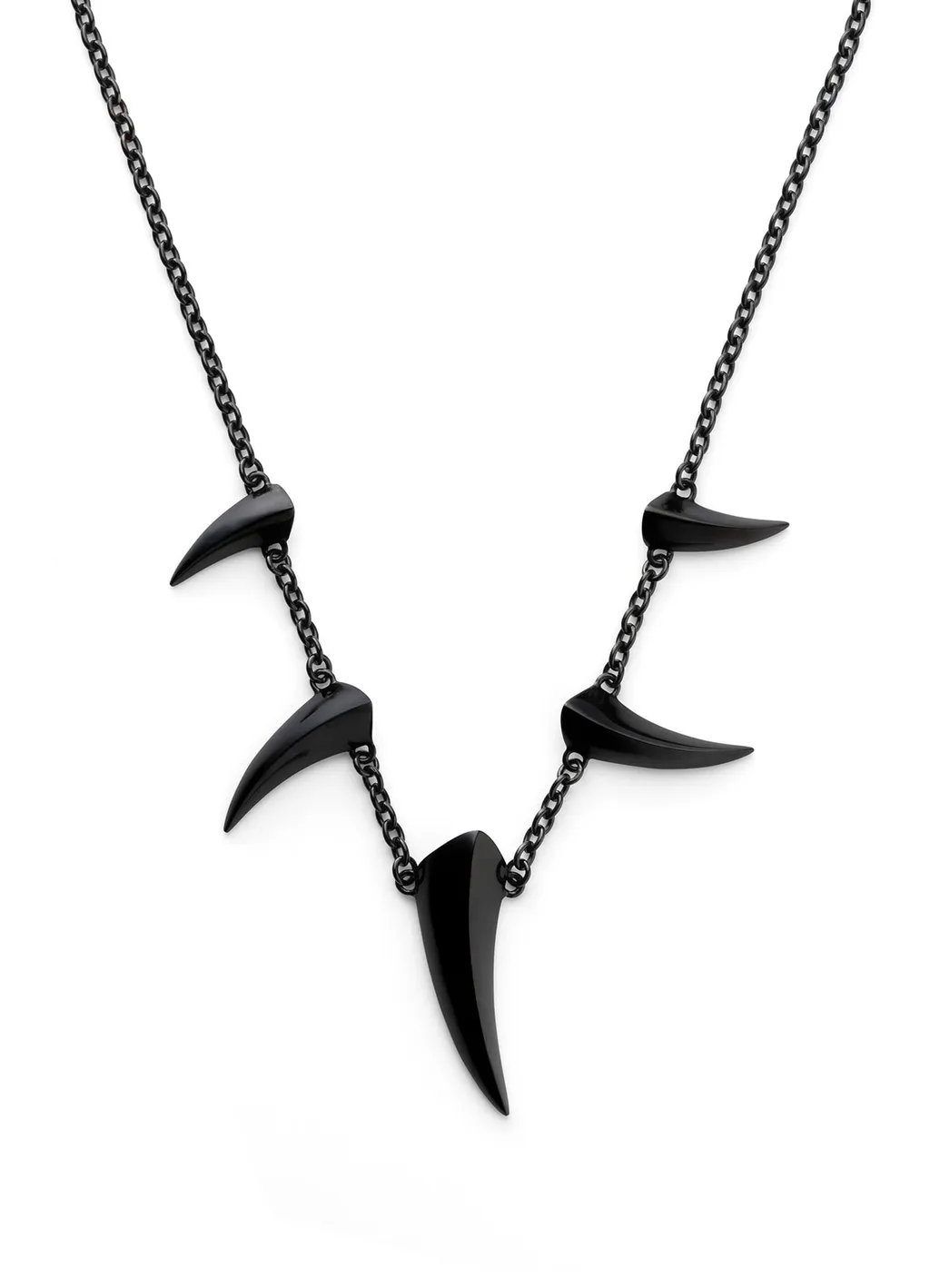 Silver925Bk Claw Neclace Bk