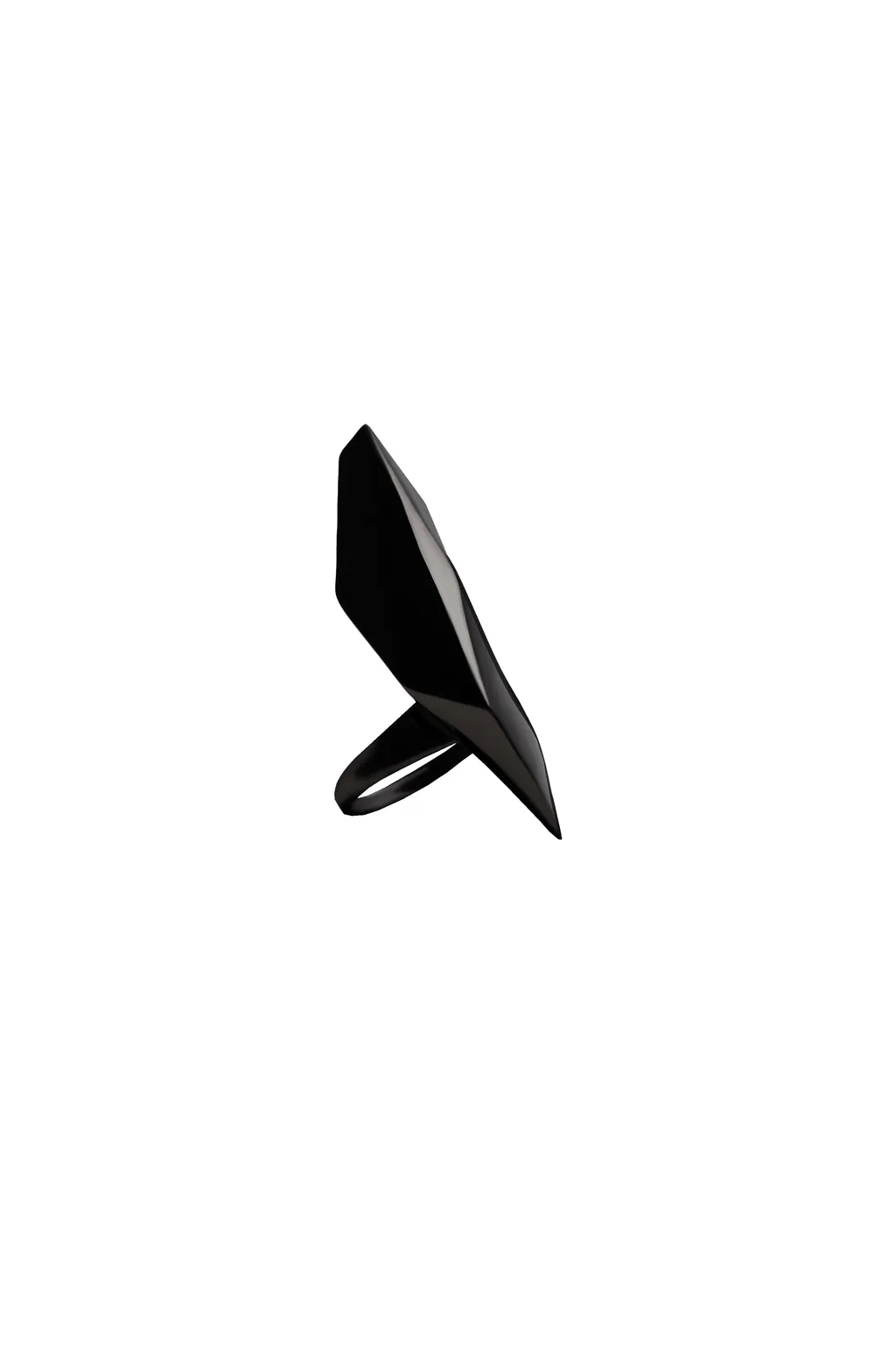 Brass Sonia Ring Blk
