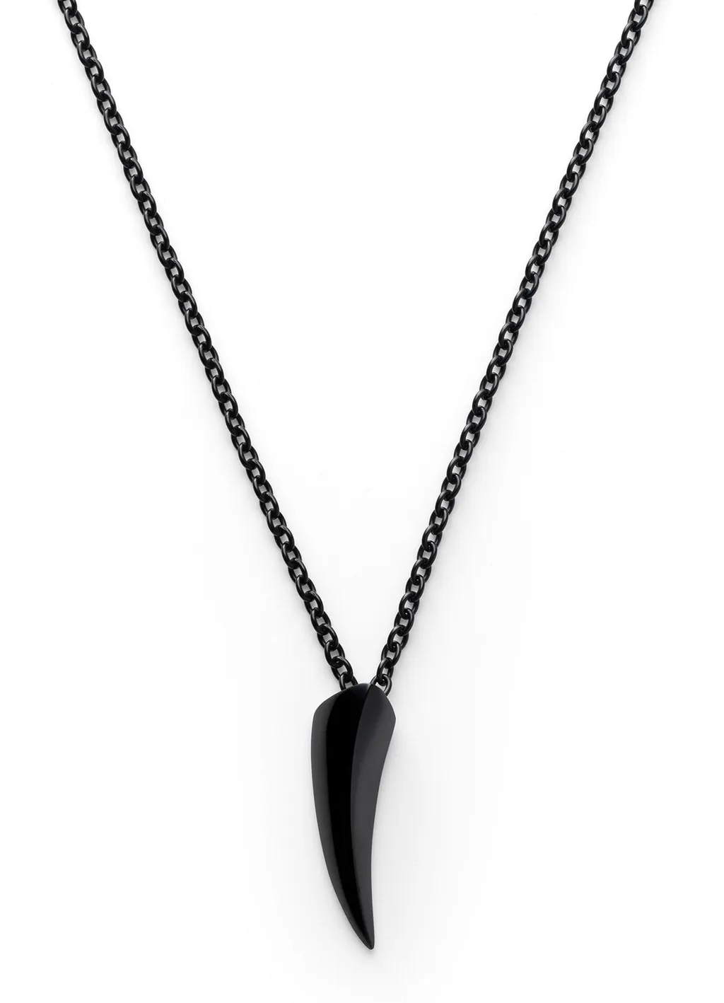 Silver 925 Bk Claw Pendant L Bk