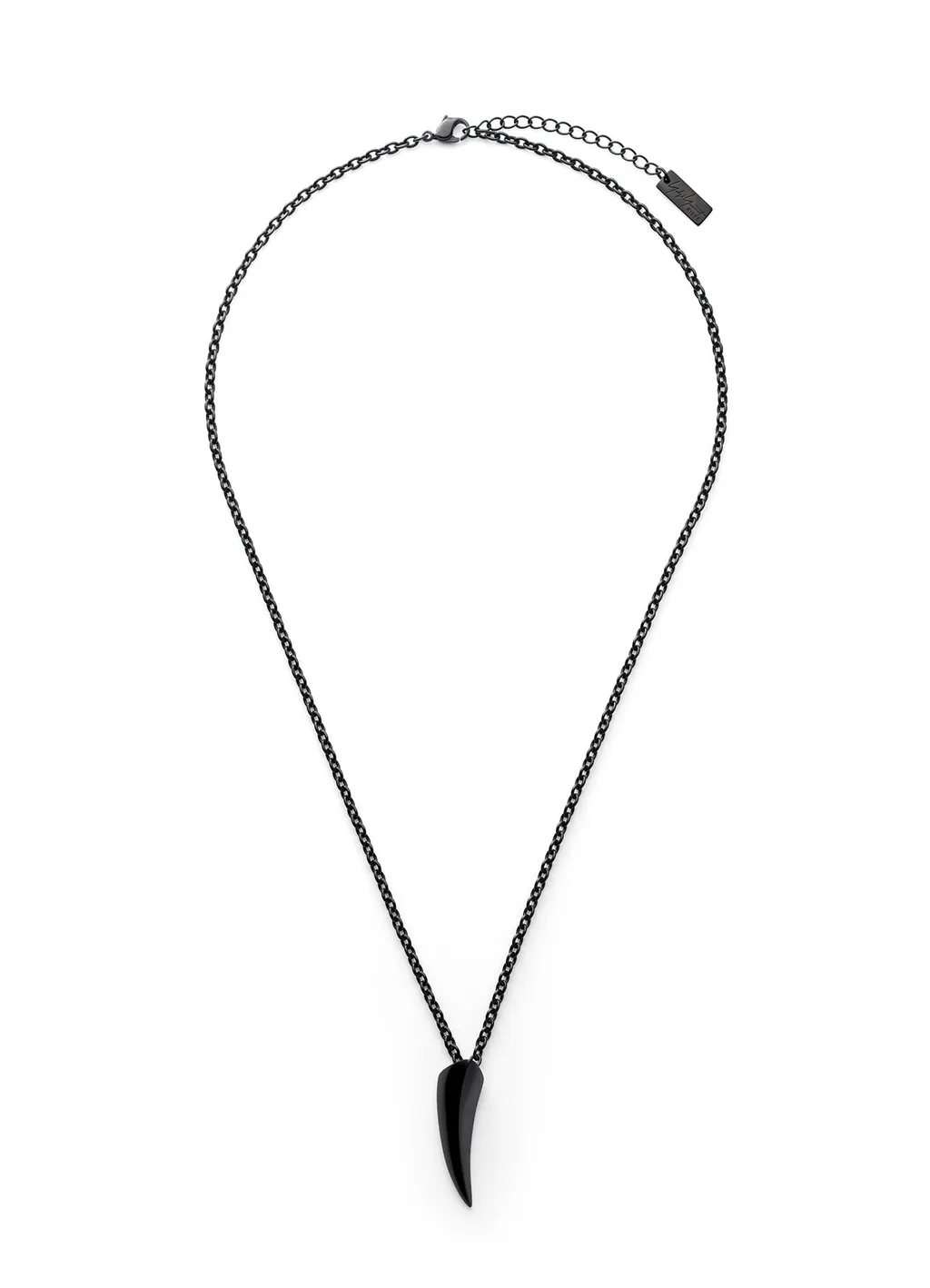 Silver 925 Bk Claw Pendant L Bk