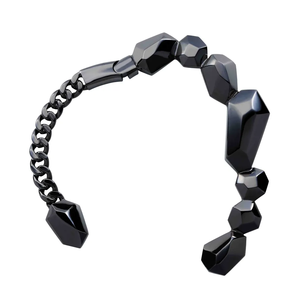 Tin Alloy/Brass Gn Boulder Choker