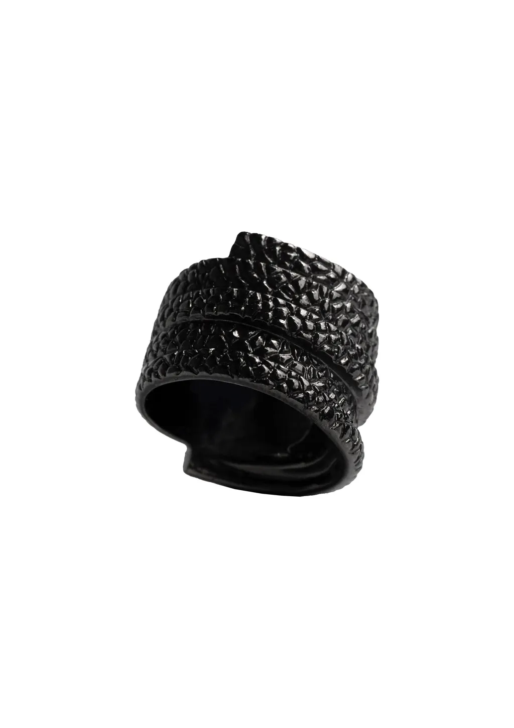 Sv/Bk Ruthe Gator Ring Blk
