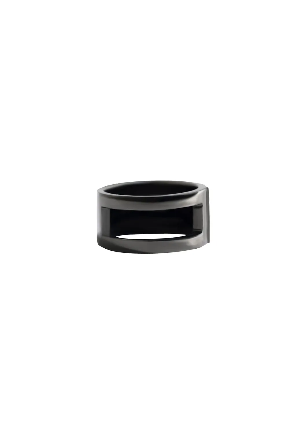 Sv925/Bkruth Bumpy Ring/Black