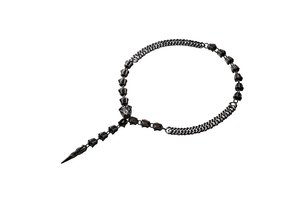 Brass Gunmetal Chain Necklace