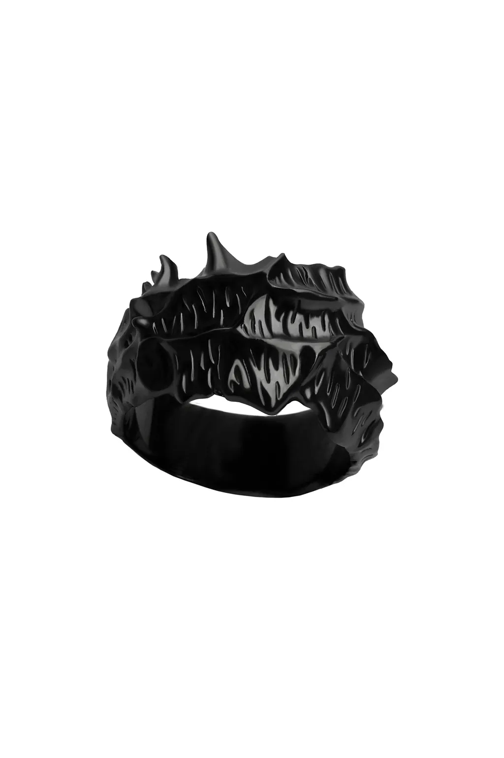 Brass Bk Lutetium Equos Ring/Black