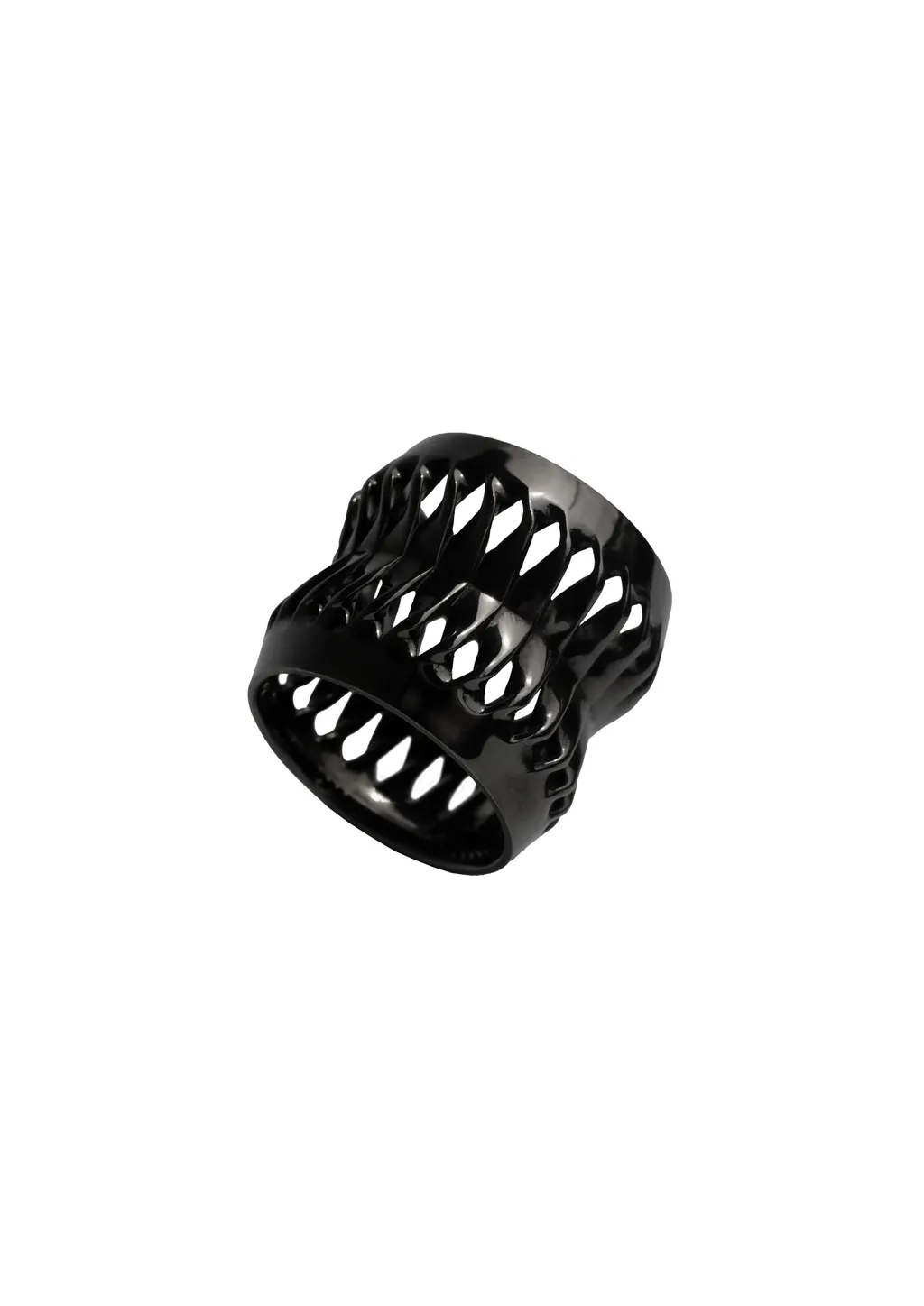 Sv/Bk Ruthe Maverick Ring Blk