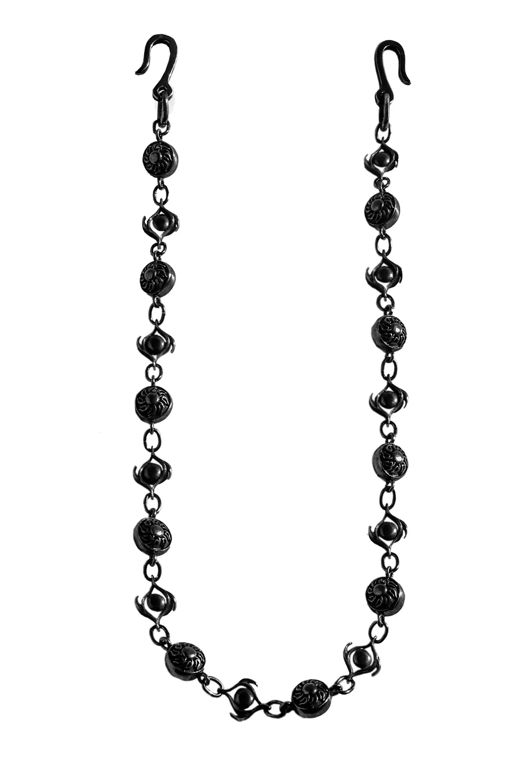 Tin Alloy Bkruth Sun Chain/Black