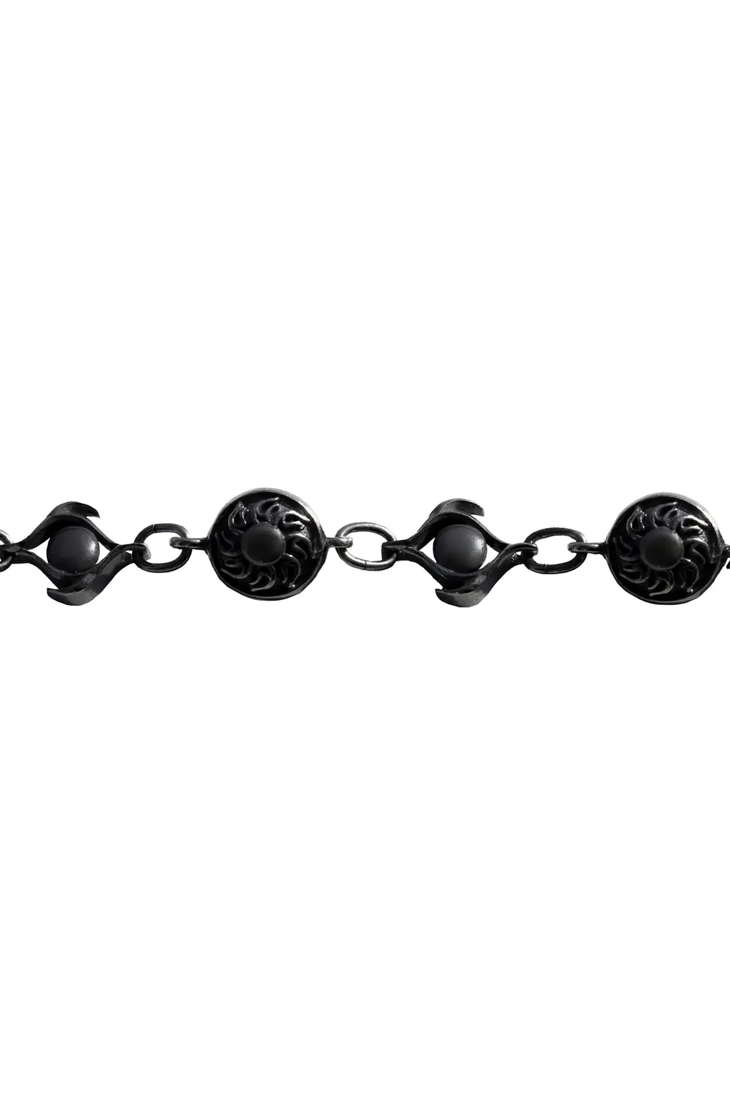 Tin Alloy Bkruth Sun Chain/Black