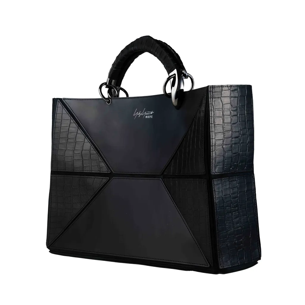 Cow Lea/Tin Apex Bag