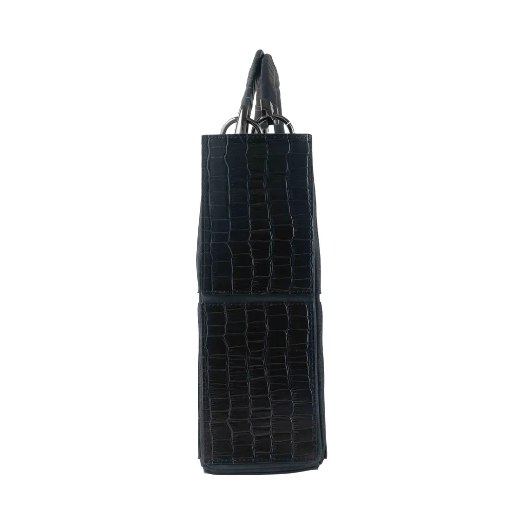 Cow Lea/Tin Apex Bag