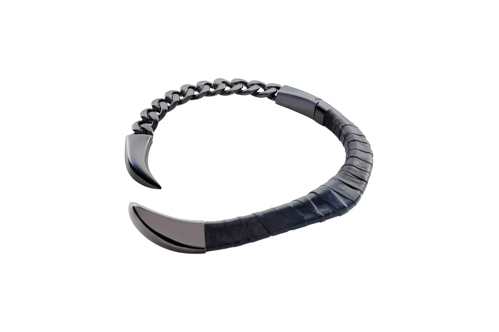 Ta/Cow Bk Rogue Choker Blk