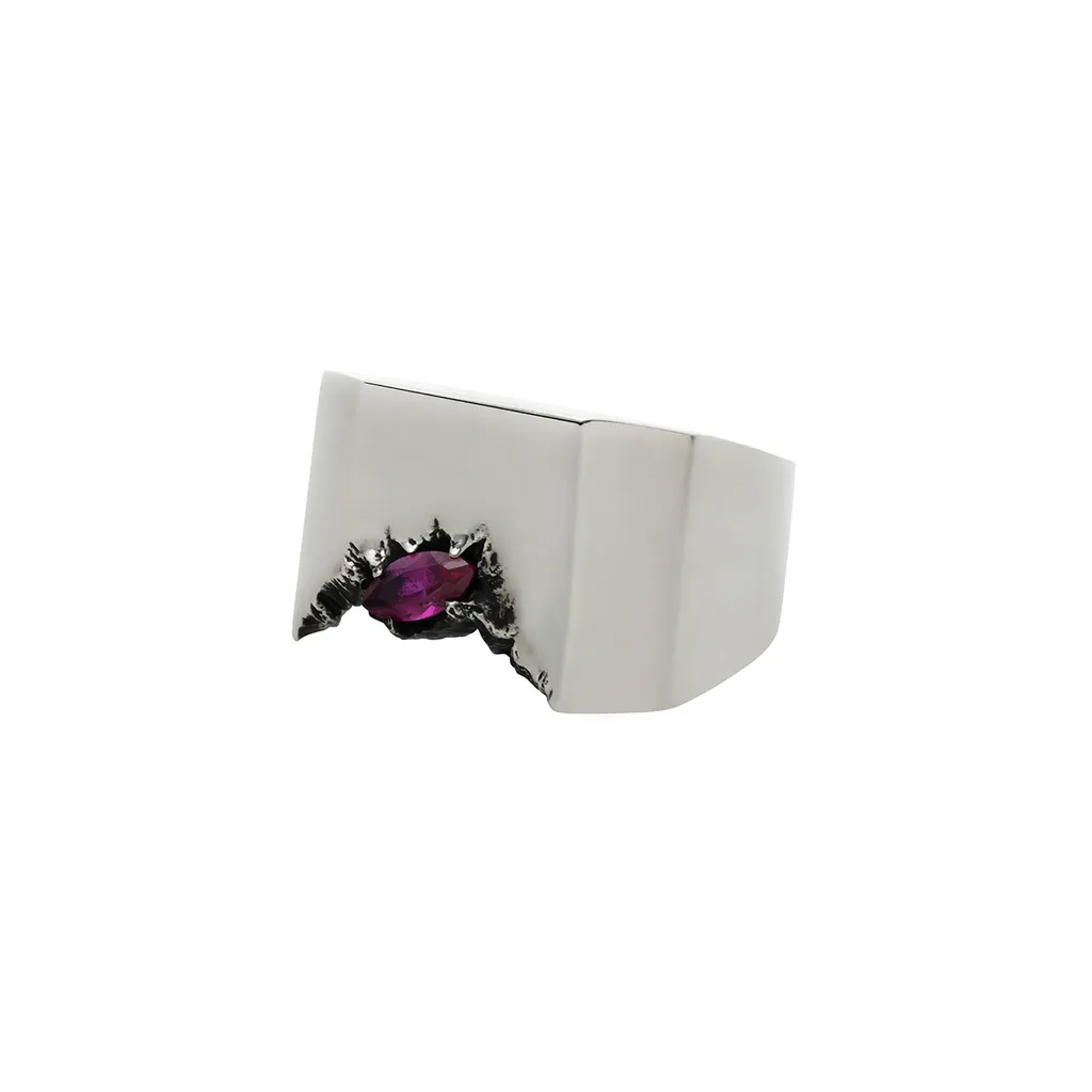 W Bronze Gar Orushed Ring Sv