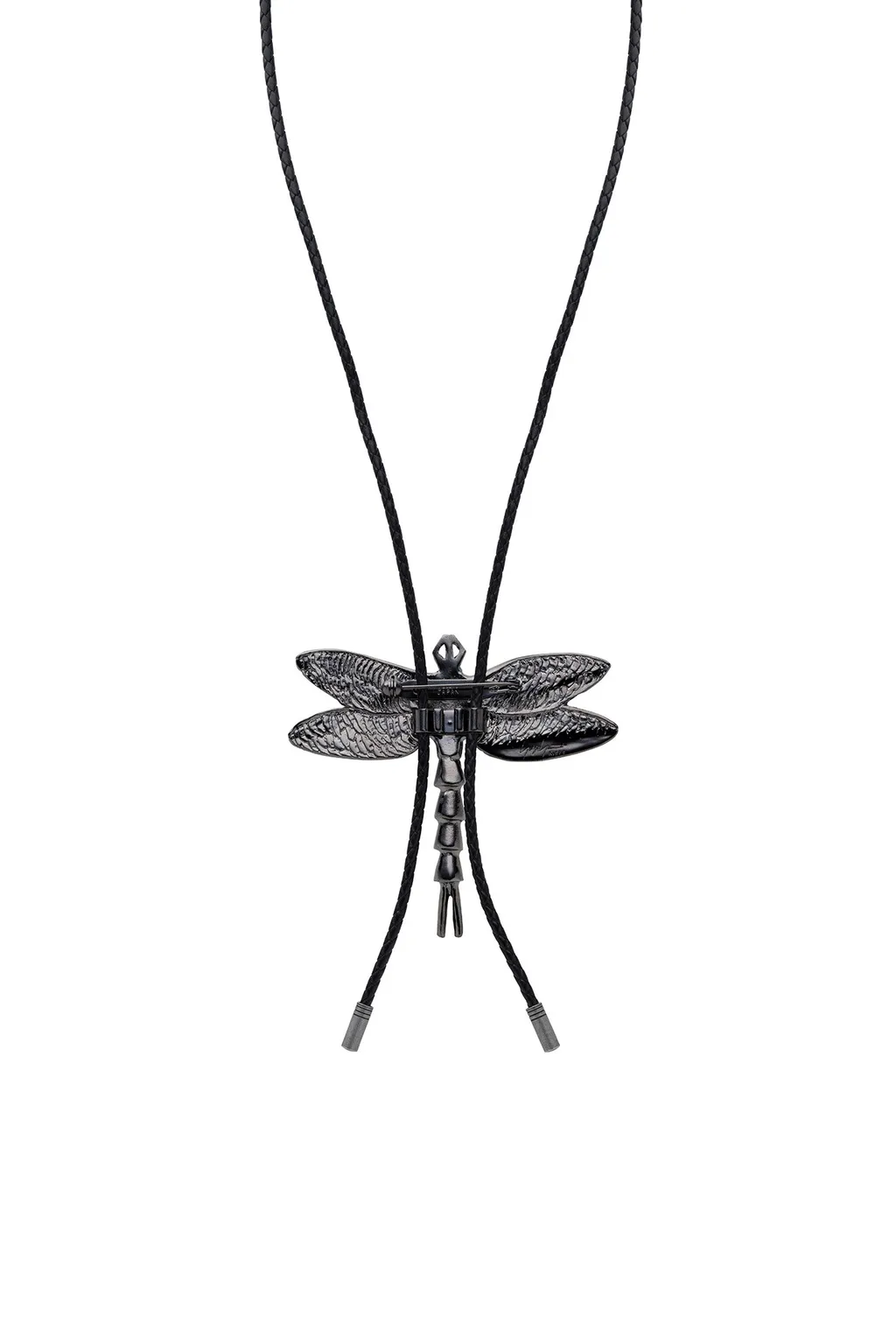 Lea/Brass Anisoptera 2Way Necklace Blk A