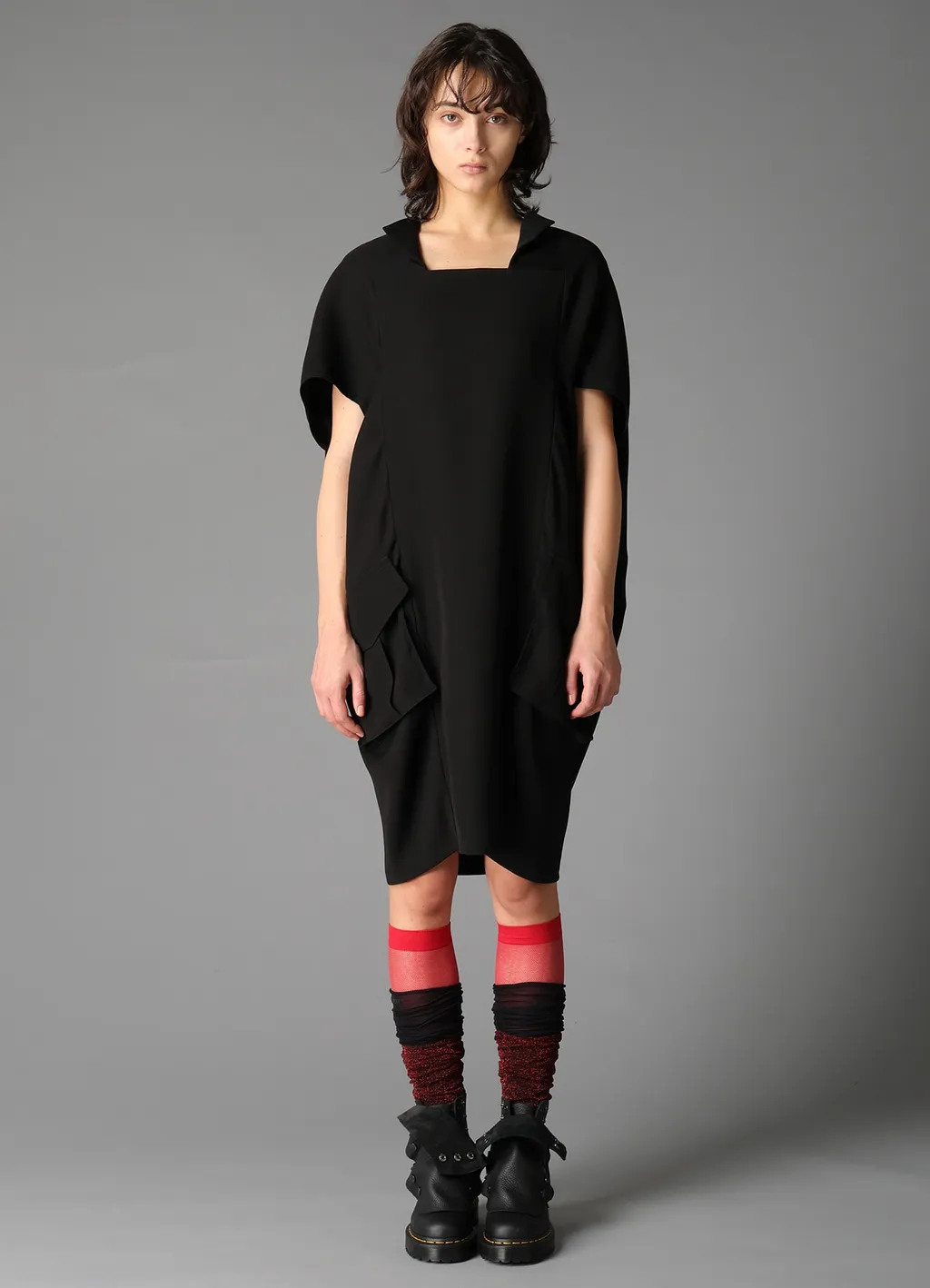 Double Satin Cocoon Dress