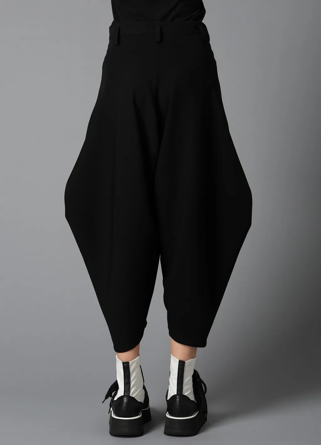 Double Satin Big Tuck Pants