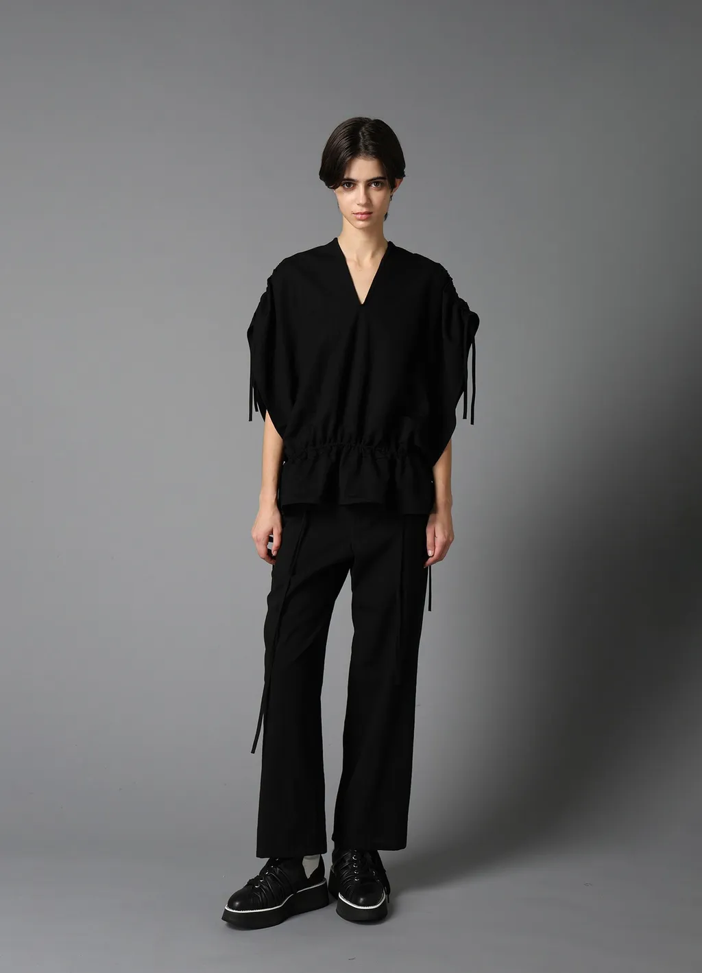 Natural Smooth Gather Tee
