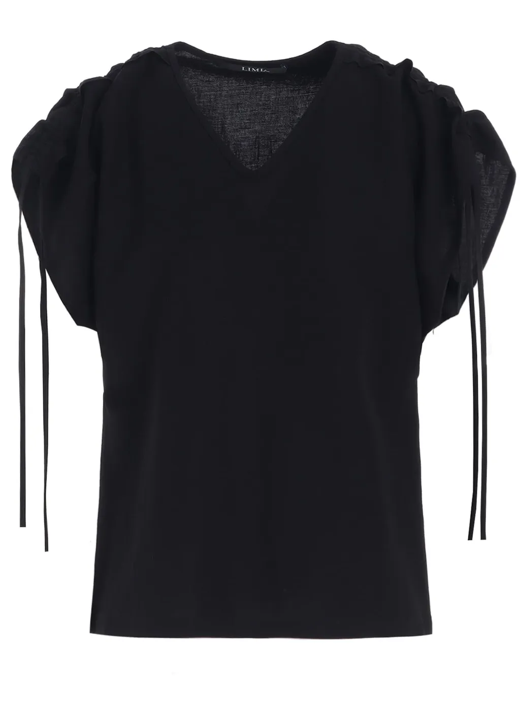 Natural Smooth Shoulder Gather Tee