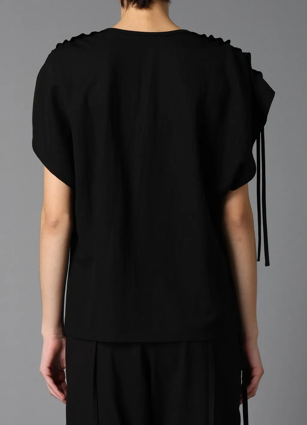 Natural Smooth Shoulder Gather Tee