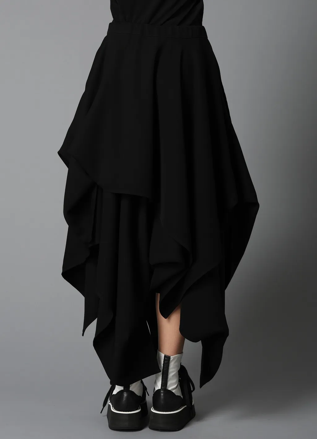 Double Satin Layered Skirt