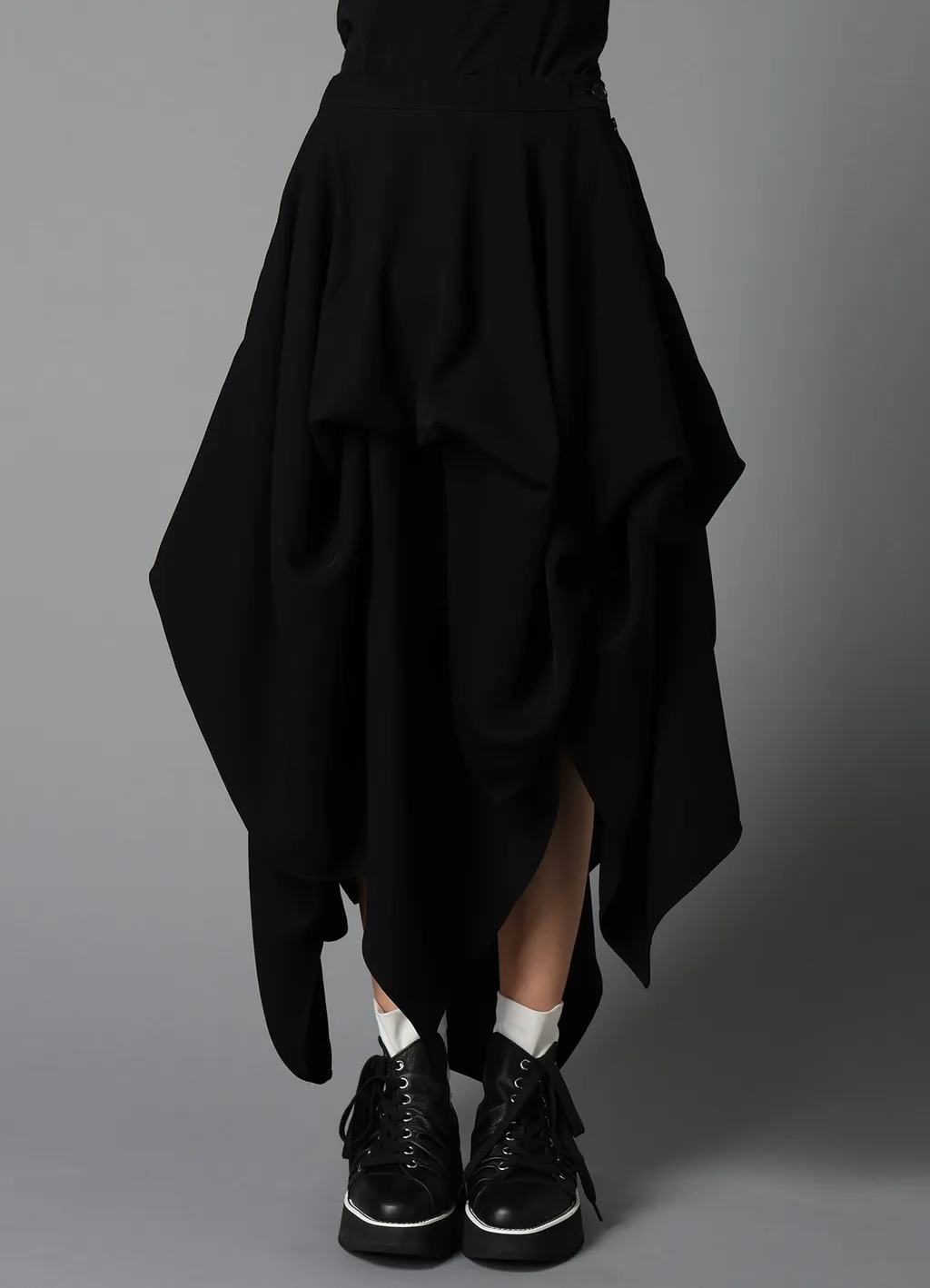 Double Satin Layered Skirt