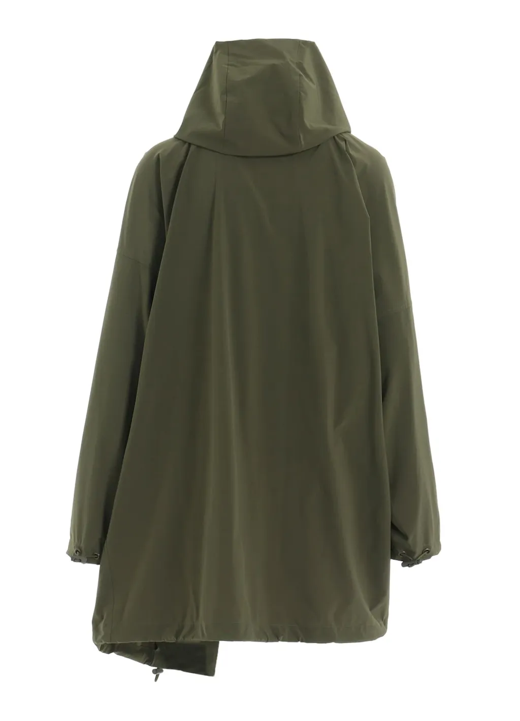 Asymmetry Blouson With Hoodie