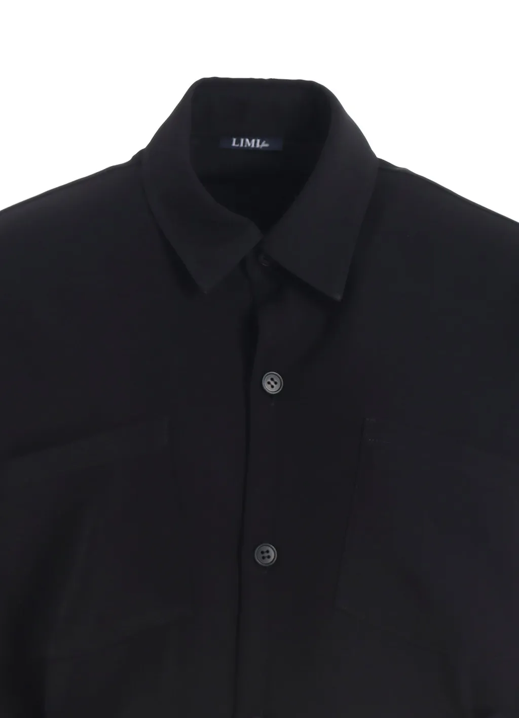 Double Satin Shirt With Waist Tab A