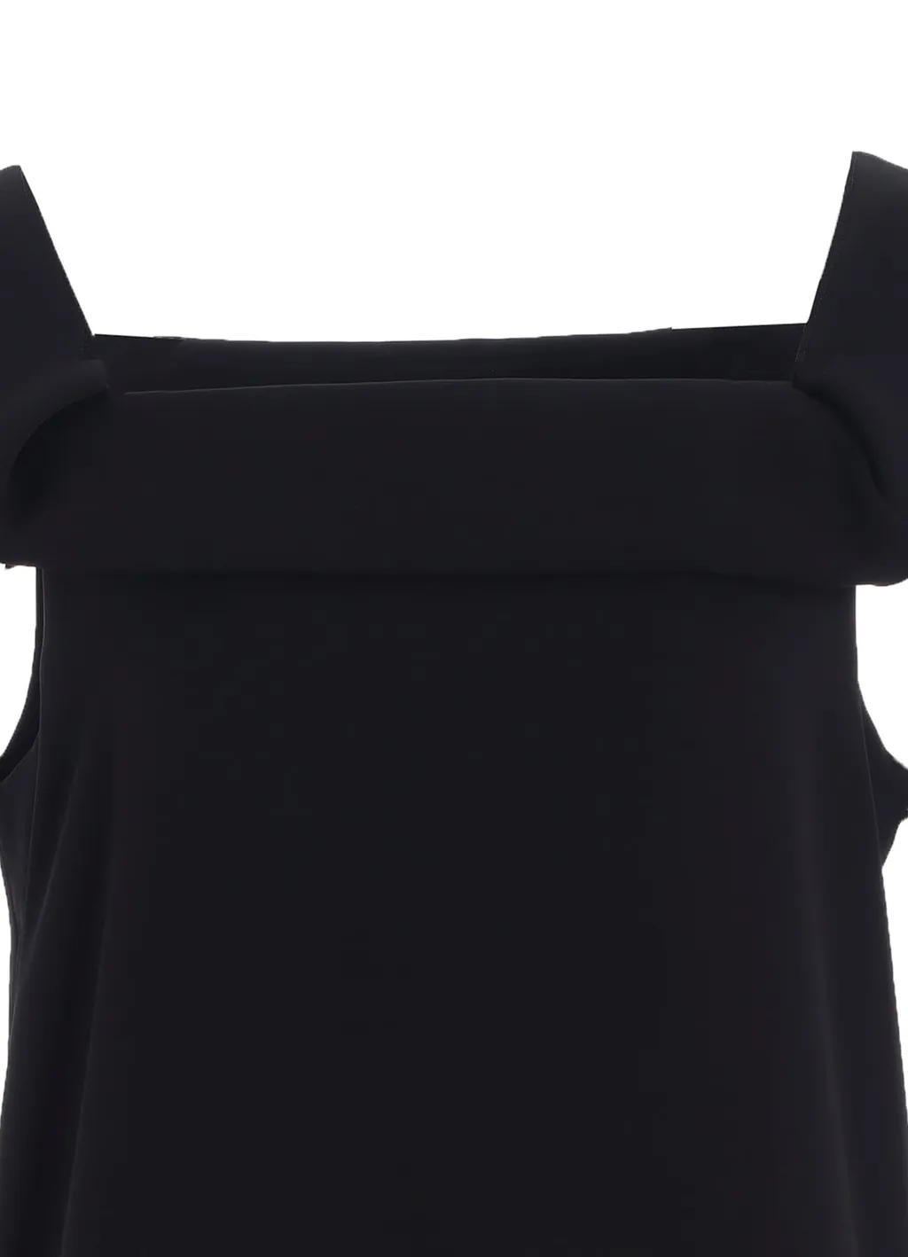 Double Satin Square Frill Dress A