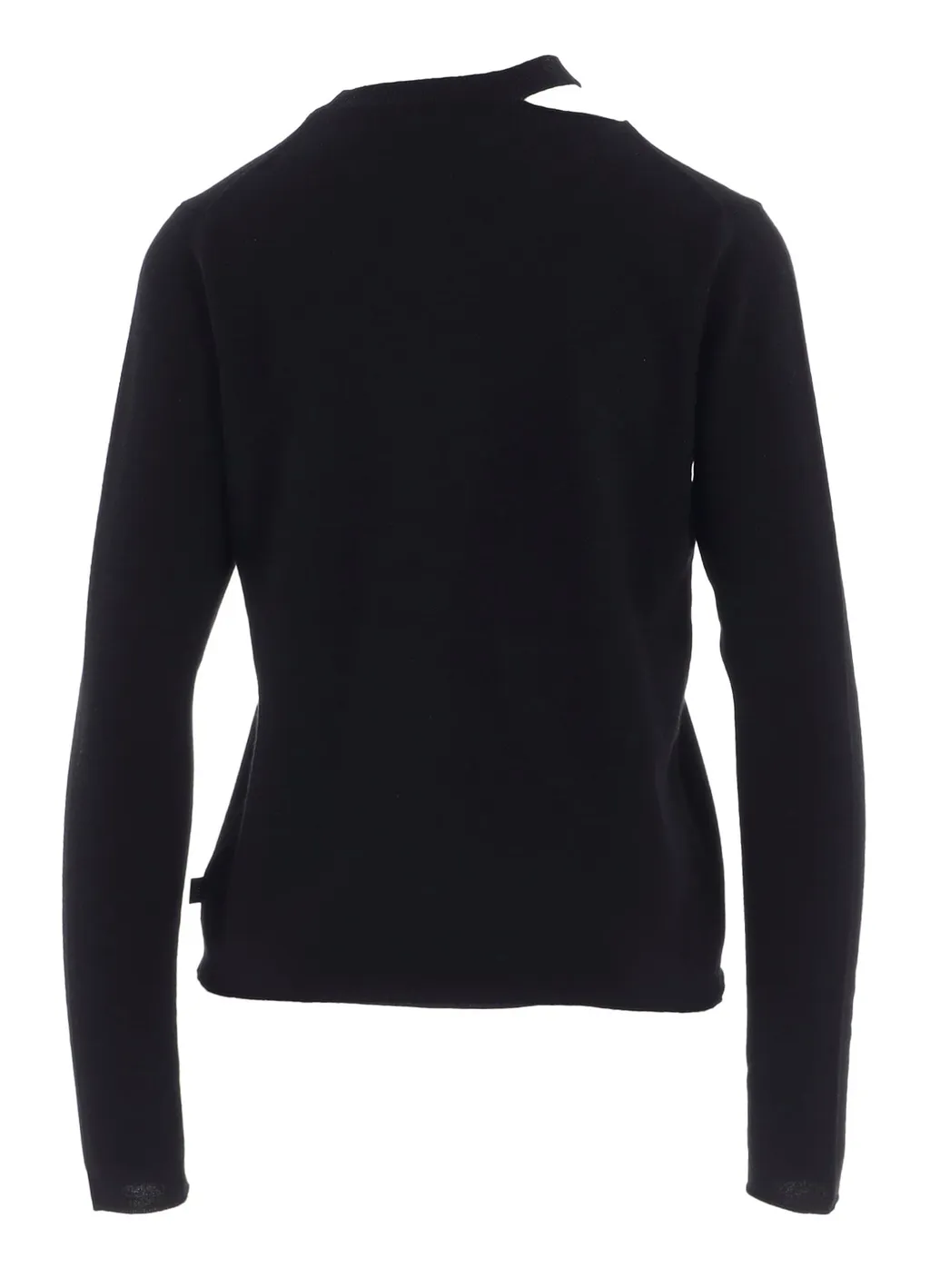Cashmere Single Jersey Round Neck Slit Knit