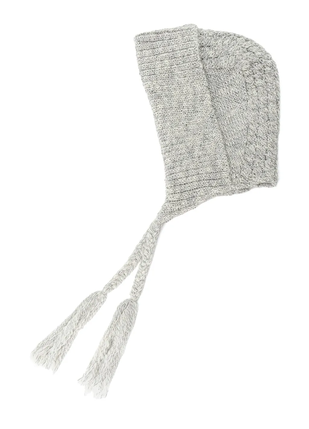 Wool Slub Aran Hoodie