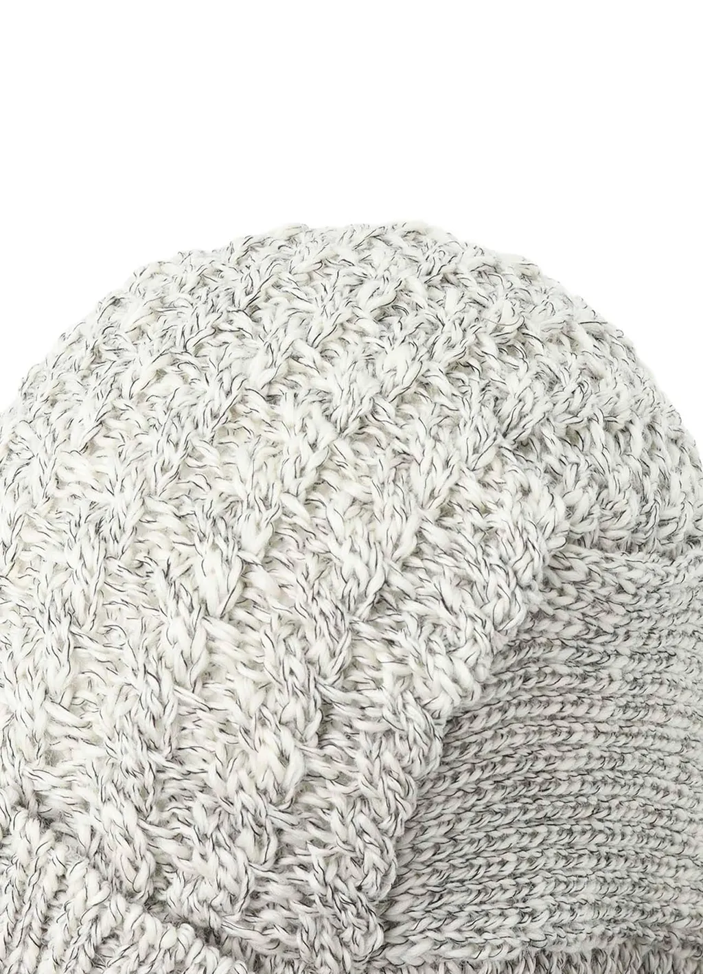 Wool Slub Aran Hoodie
