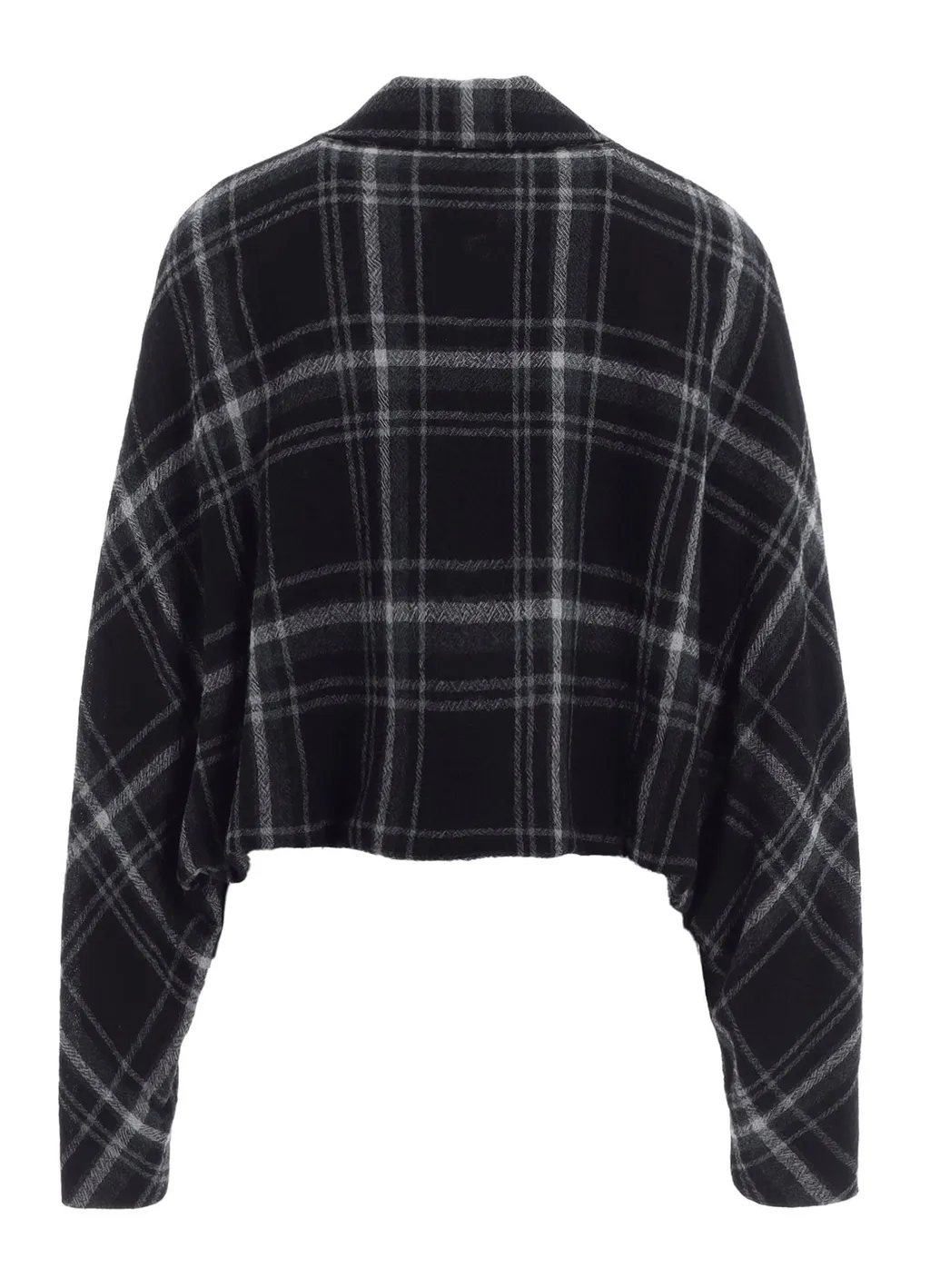 Plaid Pattern Flap Pocket Jacket