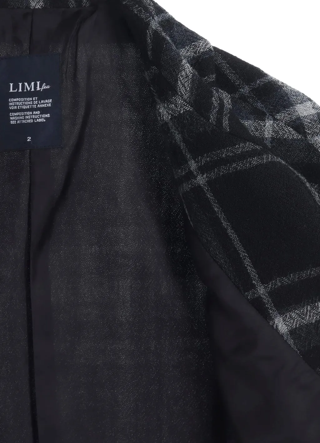 Plaid Pattern Flap Pocket Jacket