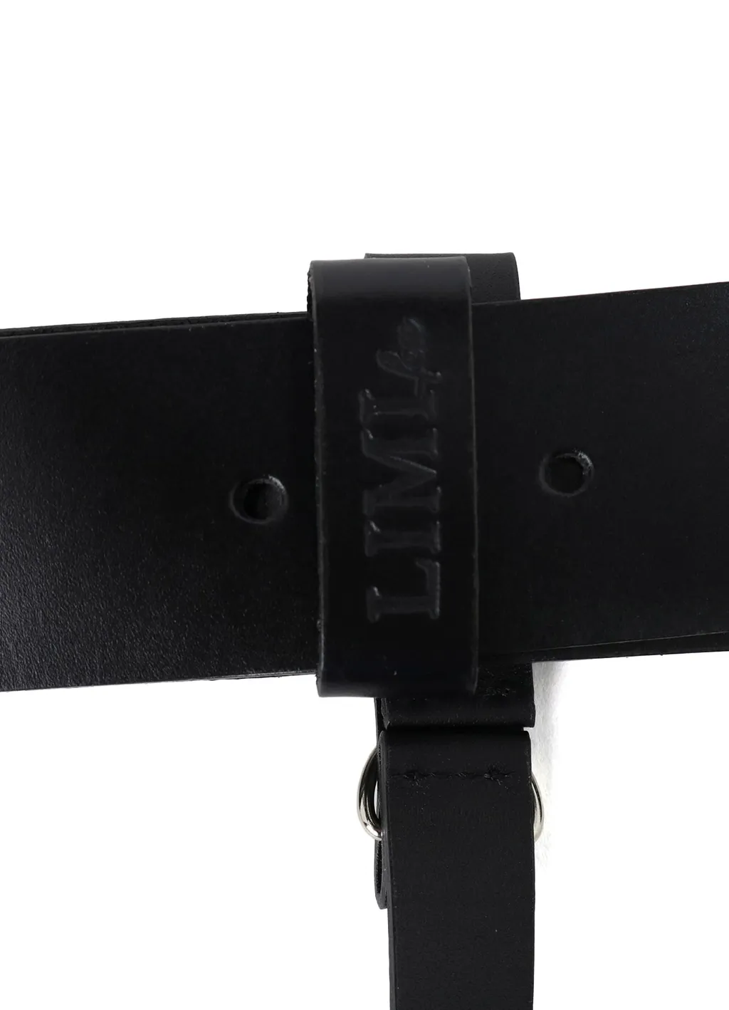Matte Glass Leather Harness Belt