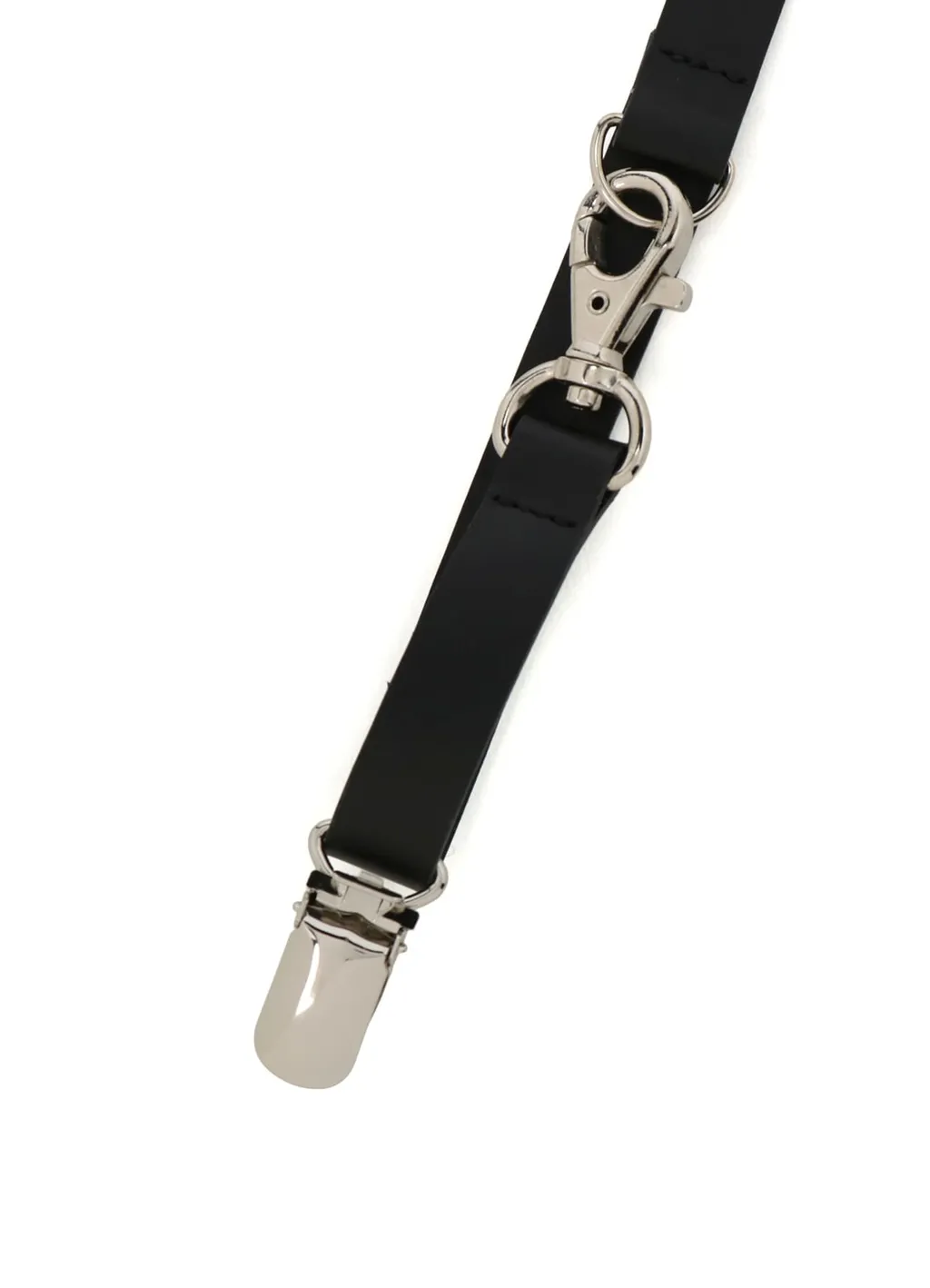 Matte Glass Leather Harness Belt