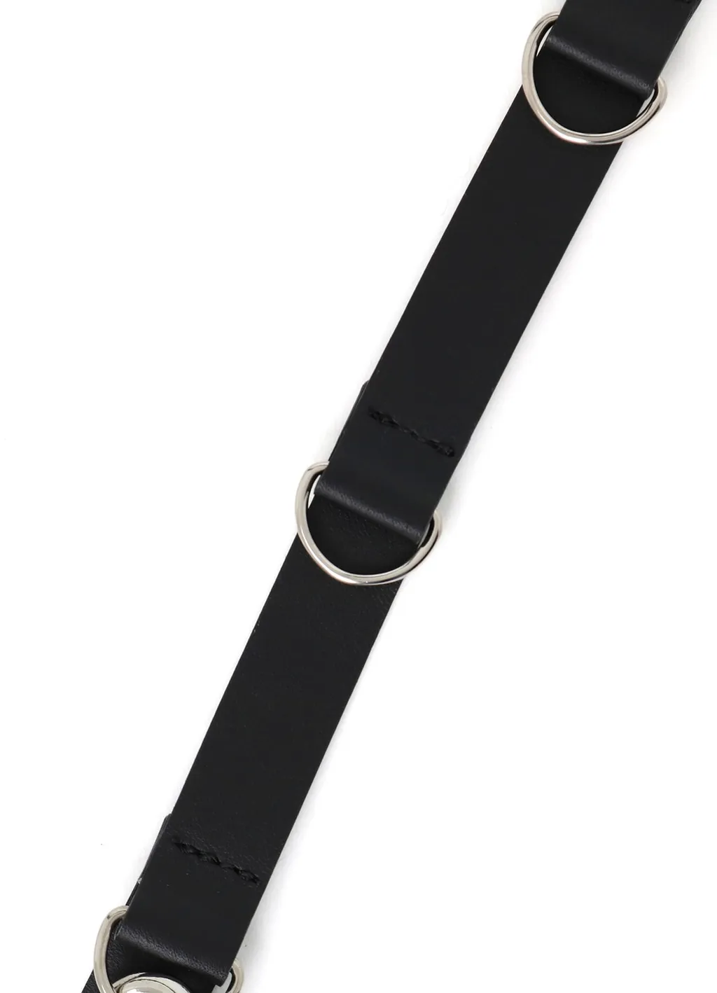 Matte Glass Leather Harness Belt