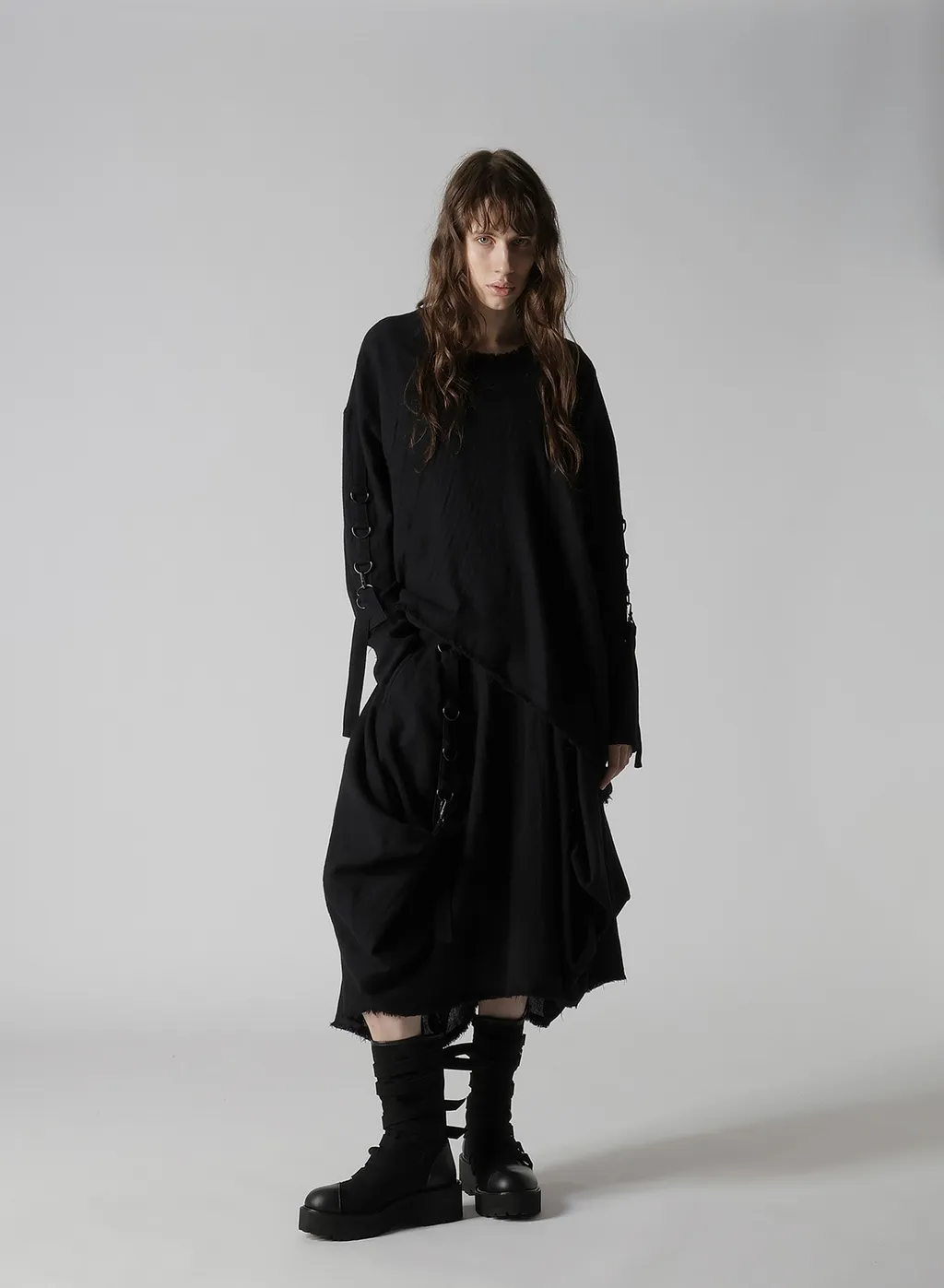 Wool Viyella D Ring Skirt