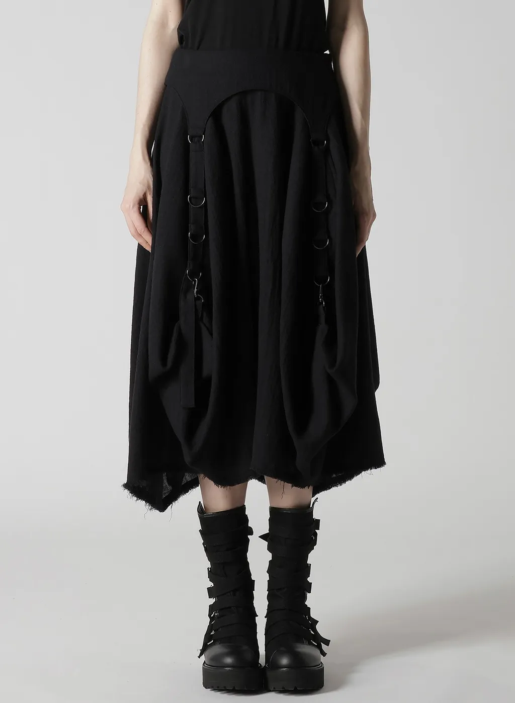 Wool Viyella D Ring Skirt