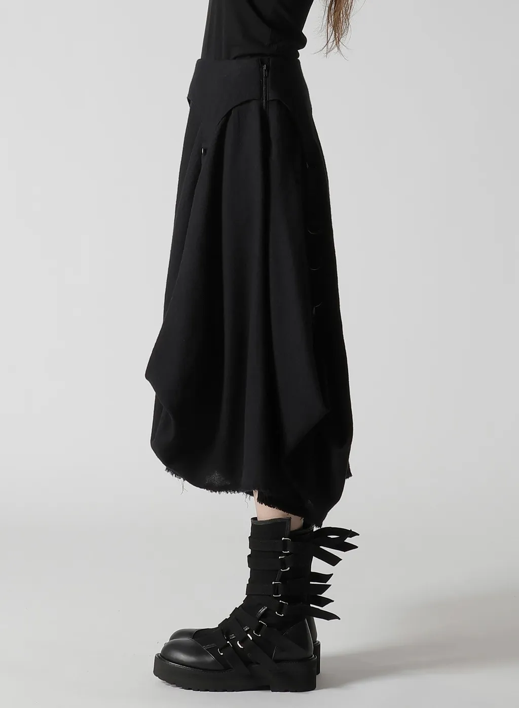 Wool Viyella D Ring Skirt