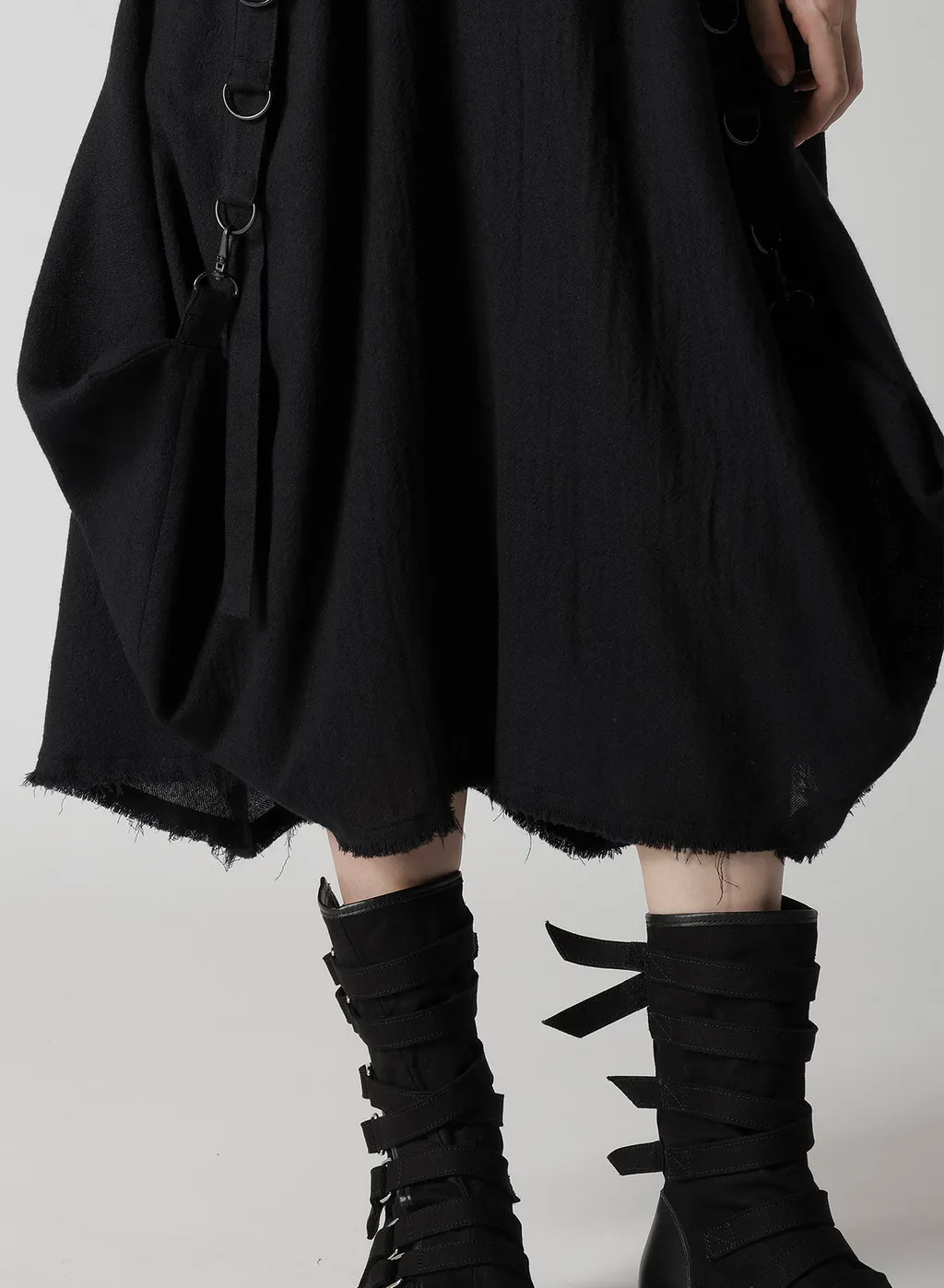 Wool Viyella D Ring Skirt