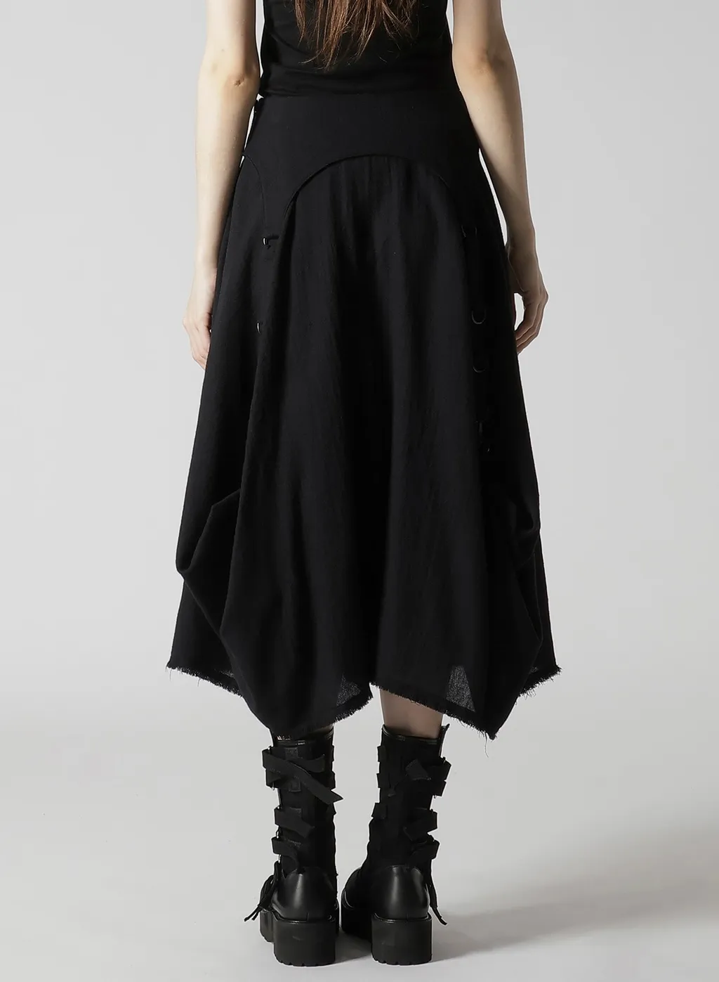 Wool Viyella D Ring Skirt