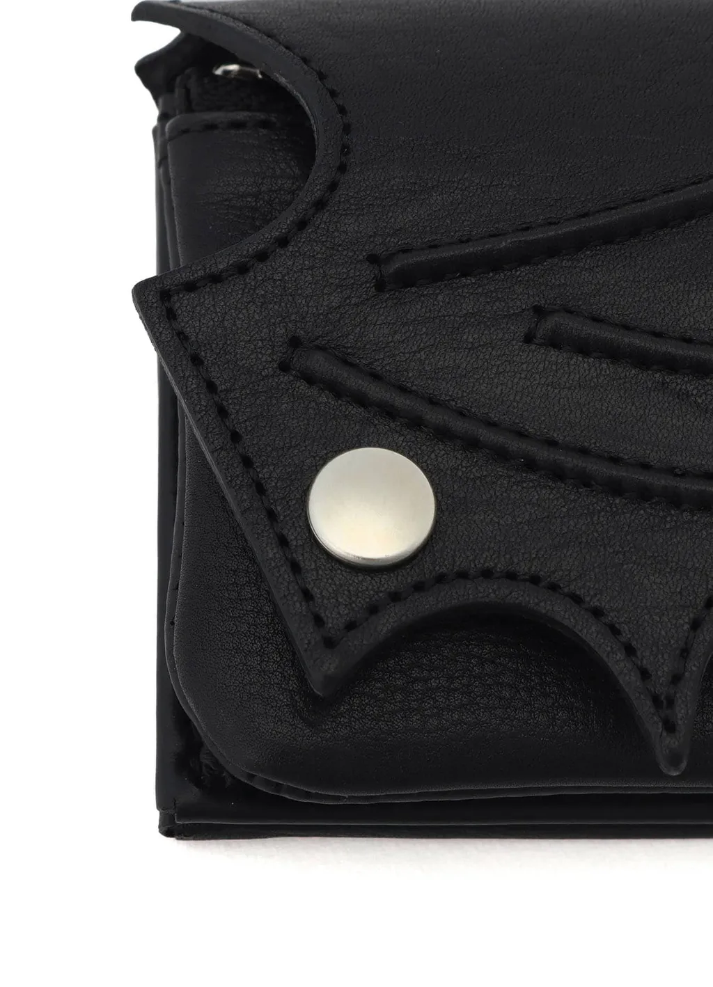 Tanned Leather Bat Designed Wallet