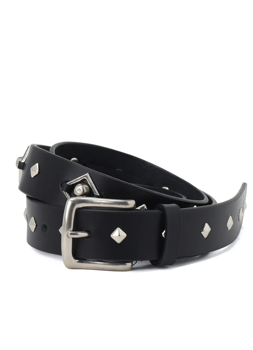 Oil Tanned Leather Square Dots Belt