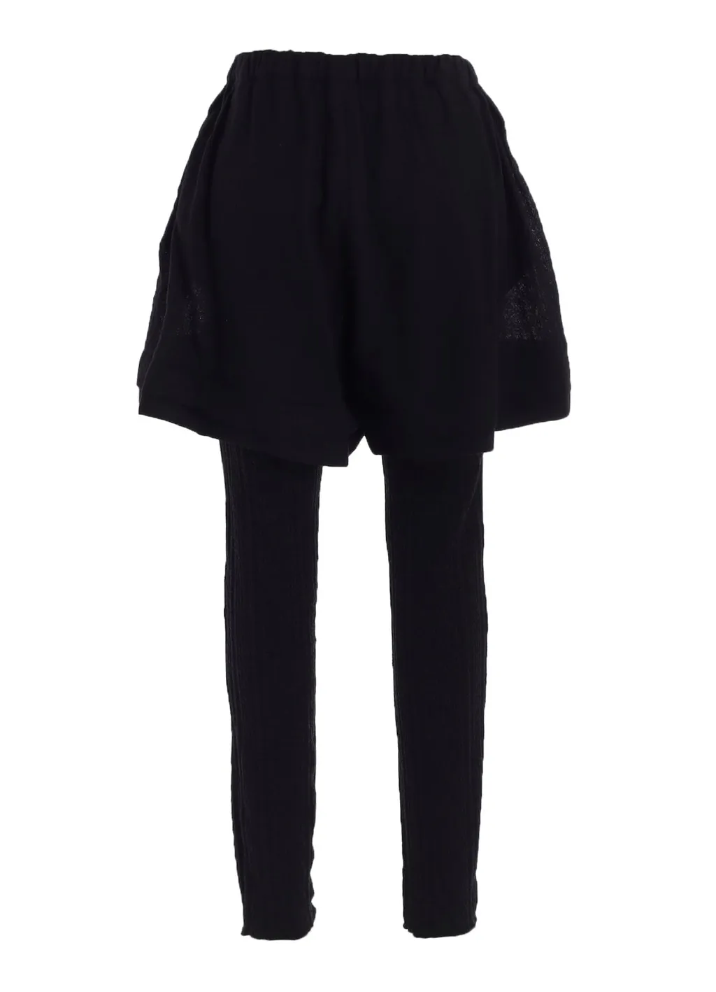 Wool Gauze Leggings Attached Pants