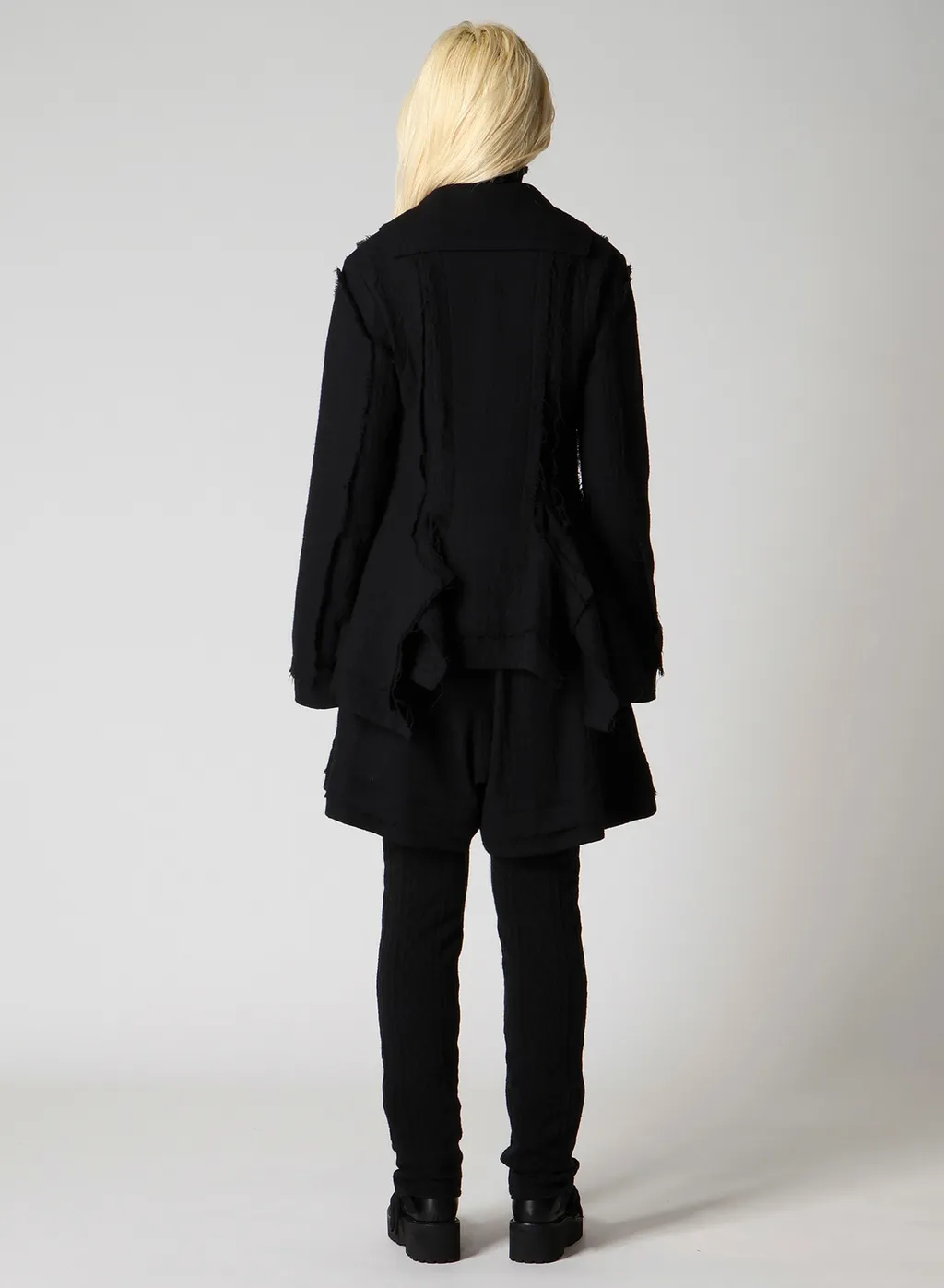 Wool Gauze Layered Jacket